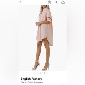 English Factory Shirt Dress